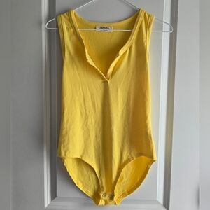 Zenana Outfitters Yellow Bodysuit
